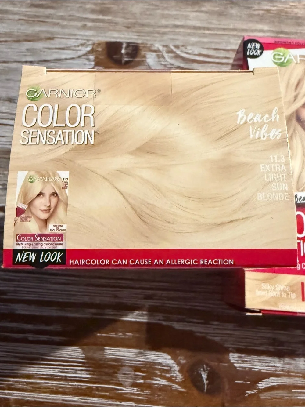 Lot of 3 Garnier Color Sensation Beach Vibes 11.3 Extra Light Sun Blonde Hair Co